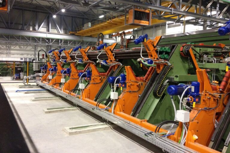 linea automatizzata di imballaggio tubi