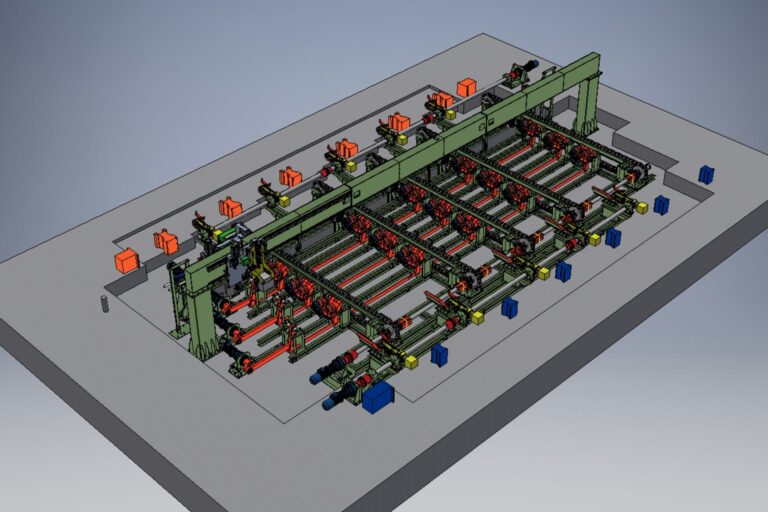 WMS Station: disegno tecnico impianto