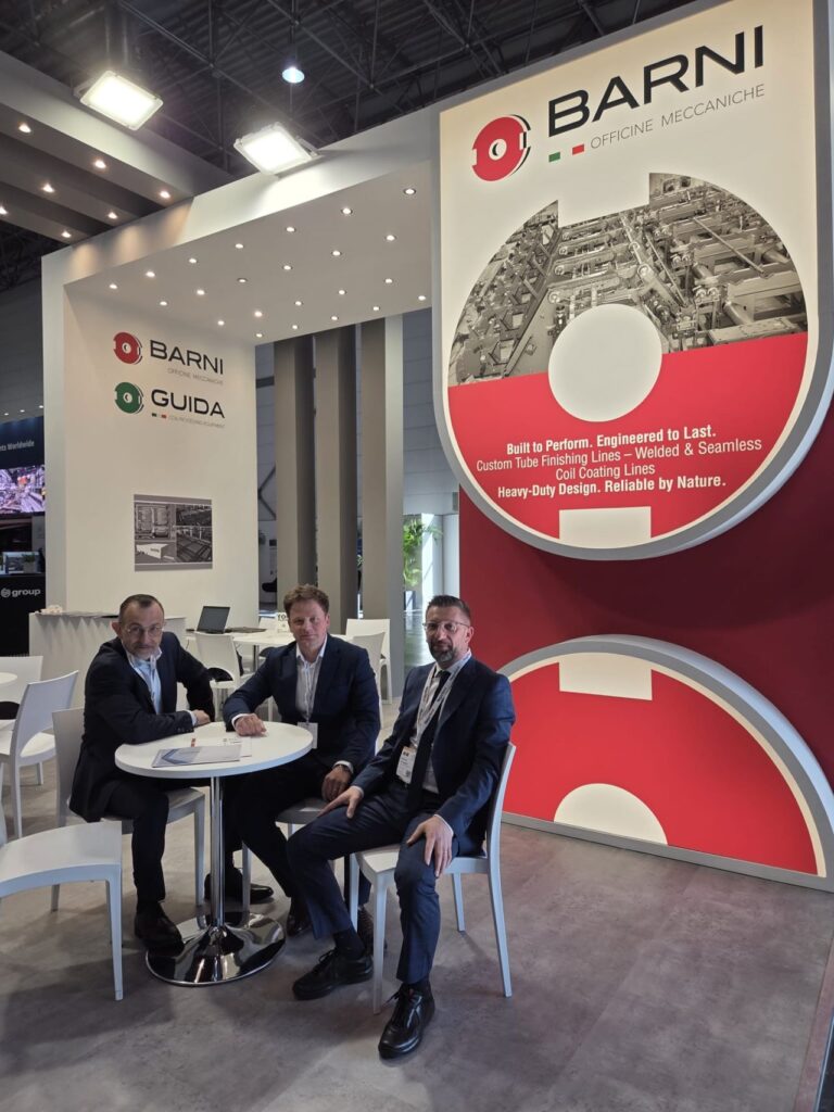 stand di Barni Officine Meccaniche alla fiera di settore Tube Dusseldorf 2026